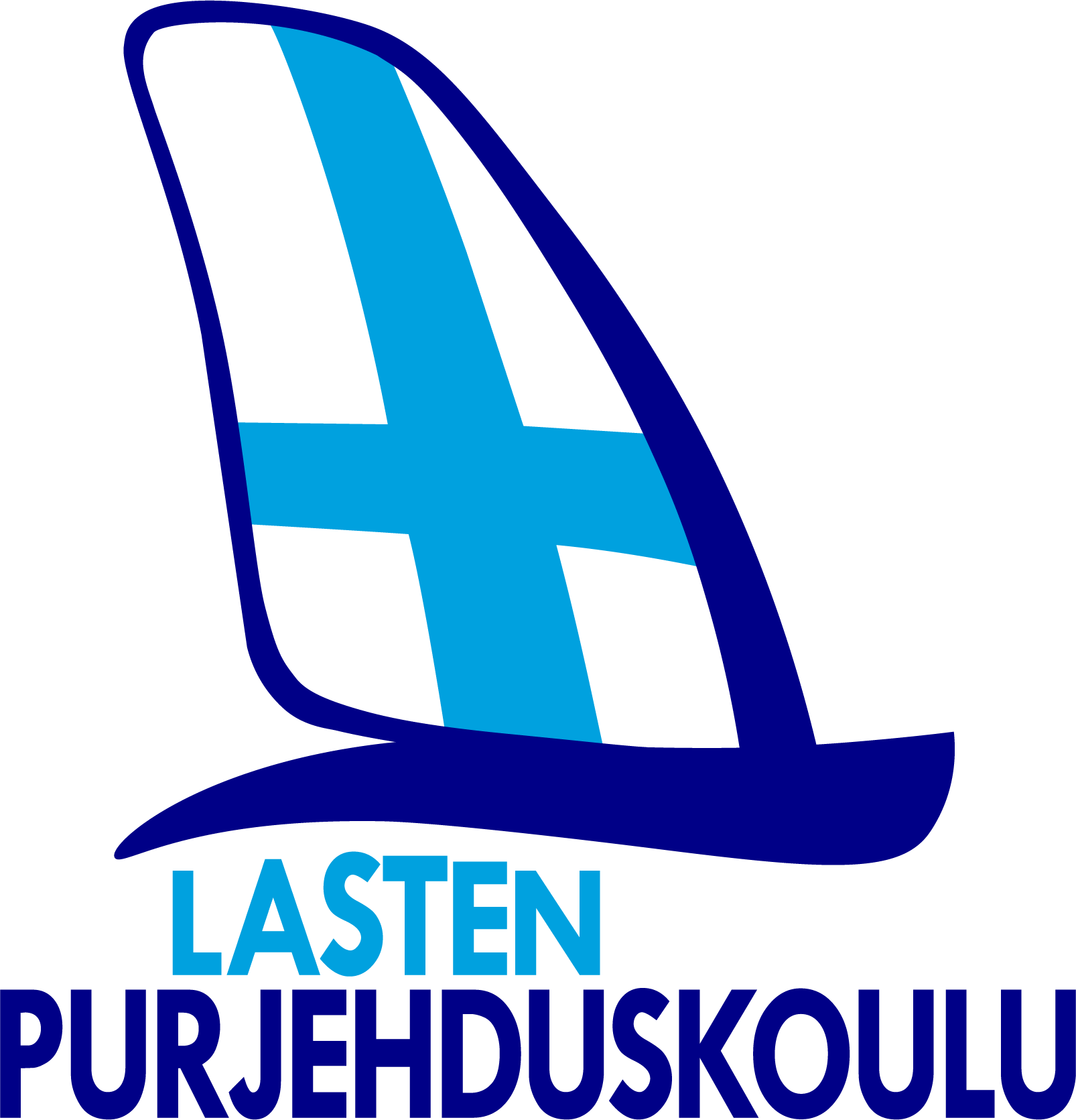 LastenPurjehduskoulu V2 iso vene suora teksti
